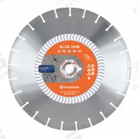 HUSQVARNA Diamond Saw Blade: Concrete/Granite, 20 in Blade Dia., 1 in Arbor Size, Wet, Better (MPN Blue200B-20). Key specifications — attr1097734: Wet; attr1097738: Small Flat Saw; attr1097751: HUSQVARNA.