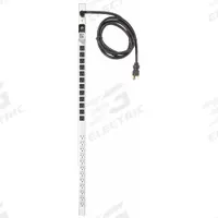 APPROVED VENDOR Power Distribution Unit: 120V AC, 24 Outlets, NEMA 5-20R, Non-Metered, Front Facing (MPN 2MV38). Key specifications — Plug Type: NEMA L5-30P; Brand: APPROVED VENDOR; Maximum Input Voltage: 120V AC; Receptacle Type: NEMA 5-20R; Mounting Location: Vertical Rack; Facing: Front.