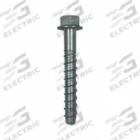 MKT FASTENING Screw Anchor: 2 1/4 in Overall Lg, 1/4 in Dia, Steel, External Hex, Hex, Steel, 10 PK (MPN 4114214). Key specifications — Material Grade/Class: Not Graded; Removable: Removable; System of Measurement: Inch; Brand: MKT FASTENING; Screw Anchor Type: Screw Anchor.