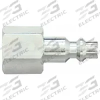 SPEEDAIRE Quick Connect Hose Coupling: 1/4 in Body Size, 1/4 in Hose Fitting Size, FNPT, Female (MPN 30E664). Key specifications — Brand: SPEEDAIRE; Thread Size: 1/4" -18; Hose Fitting Gender: Female.