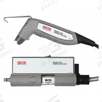 SCS Ionizing Air Gun: 20 psi to 65 psi, 70 dBA Sound Level, 8 in Nozzle Lg, 1/4 in NPT Male (MPN 980E). Key specifications — attr67312: S-Hook; attr67302: 1/4 in NPT Male; attr67293: SCS.