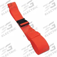 DICK MEDICAL SUPPLY Strap: 9 ft, Polypropylene, Side Release, Orange (MPN 47091 OR). Key specifications — Material: Polypropylene; Color: Orange; Buckle Material: Plastic; Brand: DICK MEDICAL SUPPLY; Product Type: Strap; Harness Type: Crossbody Strap.