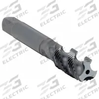 WIDIA GTD Spiral Flute Tap: M16x2 Metric, D7 / 6H, 3 Flute, Bottoming Chamfer, Black Oxide Cobalt (MPN 5400240)