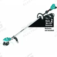 MAKITA Battery-Powered String Trimmer: 15 in Cutting Wd, Straight Shaft, 69 1/4 in Shaft Lg (MPN XRU15Z). Key specifications — attr975803: 69-1/4 in; attr975783: MAKITA; attr975787: 15 in; attr975804: Straight; attr987328: No.