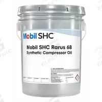 MOBIL Compressor Oil: 5 gal, Pail, 20 SAE Grade, 68 ISO Viscosity Grade, 129 Viscosity Index (MPN 122000). Key specifications — attr59744: 129; attr59746: 68; attr59736: No; attr59735: Pail; attr59749: 20.