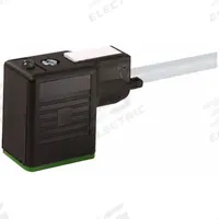 MURRELEKTRONIK Cordset: MSUD BI Female Right Angle x Bare Wire, 3 m Cable Lg, PVC, Gray, 3 Pins (MPN 7000-11041-2160300). Key specifications — Wire Size: 18 AWG; Brand: MURRELEKTRONIK; Cable Jacket Color: Gray; IP Rating: IP67.