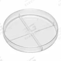 Petri Dish: 99.82 mm Dia, 14.99 mm Overall Ht, No Surface Treatment, (4) Compartments, Polystyrene (MPN 322778). Key specifications — Includes: (4) Compartments; Material: Polystyrene; Brand: QORPAK; Surface Type: No Surface Treatment.