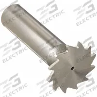 KEO Narrow Keyseat Cutter: High Speed Steel, Straight Tooth, 1/2" Dia, 0.02" Thick, 10 Tooth (MPN 943-000-543)