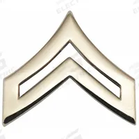 HEROS PRIDE Metal Rank Insignia: CPL. Chevron, 1 in, Silver, Metal, Clutch Pin, Rank Insignia, 1 PR (MPN 4440TN). Key specifications — attr1074238: Clutch Pin; attr188498: 1 in; attr188499: Silver; attr188500: Metal; attr188503: CPL. Chevron; attr193746: HEROS PRIDE.