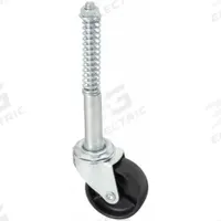 APPROVED VENDOR Stem Caster: Swivel, 2 in Wheel Dia., 7/8 in Wheel Wd, Polyolefin, Light Duty (MPN 32J912). Key specifications — Brand: APPROVED VENDOR; Thread Size: 5/16"-18; Roll Up: Swivel.
