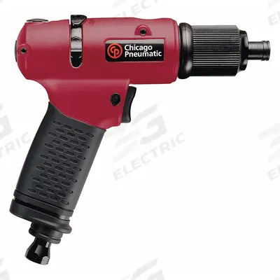 CHICAGO PNEUMATIC Air Screwdriver: 1/4 in, Light Duty, 1,000 RPM, Trigger, Variable Speed - Pistol-Grip Air-Powered Screwdrivers
