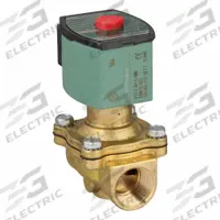 REDHAT Solenoid Valve: 2-Way, Normally Open, 3/4 in Pipe Size, 110V AC/120V AC, High Flow, NBR Seal (MPN SC8210G035). Key specifications — attr985516: 3/4 in; attr985521: 110V AC; attr985484: REDHAT.