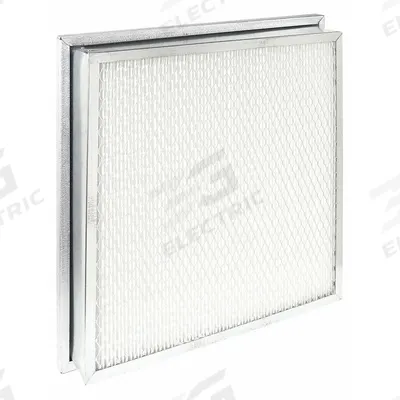 GRAINGER Minipleat Air Filter: 24 in x 24 in x 4 in, Fiberglass, Metal, Single Header - MERV 11 Minipleat Air Filters