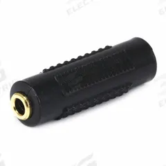 MONOPRICE Audio Adapter: (1) 3.5 mm Stereo Female x (1) 3.5 mm Stereo Female Adapter, Black (MPN 7230). Key specifications — Product Type: Audio Adapter; Manufacturer Part Number: 7230; Brand: MONOPRICE; End 1 Connection Type: 3.5 mm Stereo Female; End 2 Connection Type: 3.5 mm Stereo Female.