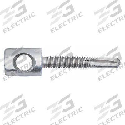 DEWALT Horizontal Rod Hanger: 3/8 in Overall Dia, 2 1/4 in Overall Lg, 1/4 in Screw Size - Rod Hangers for Steel