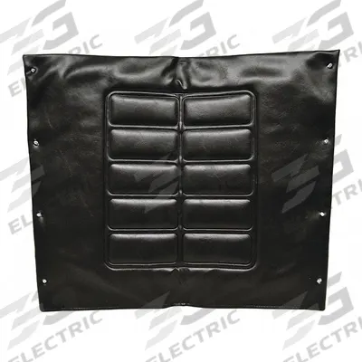 ALCO Embossed Back Upholstery: Vinyl, 24 in Overall Wd - Seat & Back Upholstery for Wheelchairs