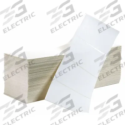 APPROVED VENDOR Printer Label: 4 in Label Wd, 3 in Label Ht, White, 3,000 Labels per Roll - Fanfold Thermal Transfer Labels