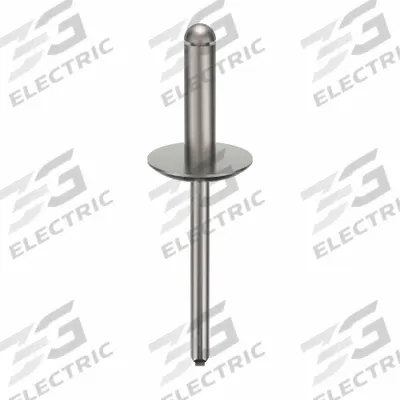 APPROVED VENDOR Blind Rivet,2 1/24" L,0.188" dia,PK250: Inch, 2 3/64 in Overall Lg, 45/64 in Body Lg - Large Flange Blind Rivets