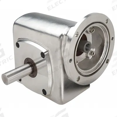 BOSTON GEAR Speed Reducer: 20:1, 88 RPM, 1 hp Input Max, 590 in-lb Output Max, Round - Washdown Duty Direct-Drive Right-Angle Speed Reducers