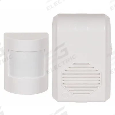 SAFETY TECHNOLOGY INTERNATIONAL Wireless Motion-Activated Chime: 6 1/4 in Overall Ht (MPN STI-3610G) - Motion Sensors for Security Systems