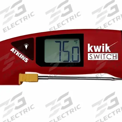 ATKINS Digital Thermometer: -40°F to 500°F /-40°C to 260°C, ±0.5°F @ -40 to 212°F - NSF-Rated Digital Pocket Thermometers