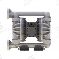 VERSAMATIC Air Operated Double Diaphragm Pump: Polypropylene Body, 1 in, Flange Connection, 63 gpm (MPN VMV10BPPTRTP100UEA). Key specifications — Brand: VERSAMATIC; Seat Material: PP; Check Valve Material: PTFE; Diaphragm Material: PTFE w/ Santoprene Backing.