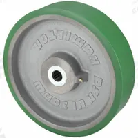 APPROVED VENDOR Caster Wheel: 12 in Wheel Dia., 3 in Wheel Wd, Polyurethane, 3,500 lb Load Rating (MPN W-1230-D-1). Key specifications — Brand: APPROVED VENDOR; Wheel/Tread Color: Green.
