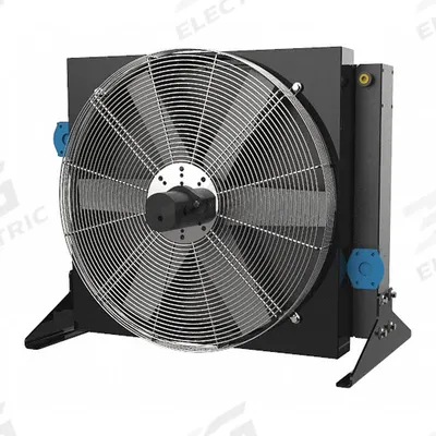 COOL-LINE Forced Air Oil Cooler: 210 hp Heat Removed, 200 gpm Max. Flow - Hydraulic Motor Driven Forced Air Oil Coolers