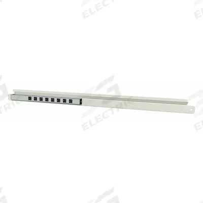 INSTOCK Electrical Outlet Strip and Bin Rail: 48 in Overall Wd - Lab Furniture Raceways & Apron Rails