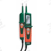 EXTECH Voltage and Continuity Tester: 0 V to 480 V, 0 V to 690 V, 1.5 mA, 200 kiloohm, IP64, Digital (MPN VT30). Key specifications — IP Rating: IP64; Brand: EXTECH.