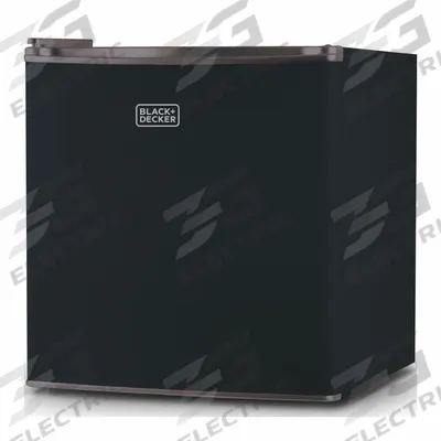 BLACK & DECKER Refrigerator: Black, 1.7 cu ft Total Capacity, 1 Shelves - Mini Refrigerators