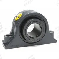 MOLINE BEARING Pillow Block Bearing: 2 1/4 in Bore, Fixed, Cast Iron, 2 1/2 in Shaft Ht, 2 Holes (MPN 19221204). Key specifications — Maximum Speed: 2,150 RPM; Mounting Bolt Size: 5/8 in; Brand: MOLINE BEARING.