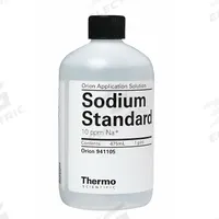 THERMO SCIENTIFIC ORION Sodium Standard: Lab, 475 mL Volume, 10 ppm, 941105, 1. Key specifications — Brand: THERMO SCIENTIFIC ORION; Chemical Grade: Lab; Concentration: 10 ppm; Manufacturer Part Number: 941105; Product Type: Sodium Standard.