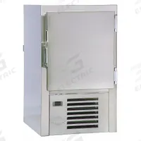 SENTINEL Law Enforcement Evidence Refrigerator: Pass-Through Backing, Keyed, 4 Compartments, Gray (MPN ERF42-04-PT). Key specifications — Brand: SENTINEL; Product Ships: Assembled; Power Requirements: 115 Vac, 60 hz, Dedicated 15 Amp Circuit; Color: Gray.