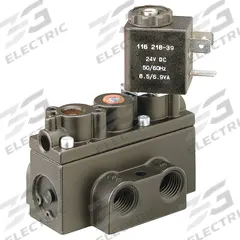 ARO Solenoid Air Control Valve: Alpha, Four-Way / Two-Position, 24V DC, 1/4 in Female NPT, 150 psi (MPN A212SS-024-L). Key specifications — attr1092969: Non-Locking; attr1086920: A212SS-024-L; attr1092977: Spring Return.