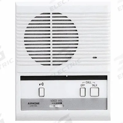 AIPHONE Primary Station: LE Series, 16V AC/24V DC, LEM-1DL - Audio Intercom Stations