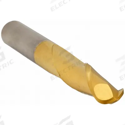 APPROVED VENDOR Ball End Mill: Carbide, TiN Coated, 2 Flute, 1/4" Mill Dia, 1-1/8" LOC - General Purpose Carbide Ball End Mills
