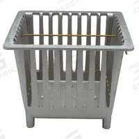 ZURN Sediment Bucket: Aluminum, 8 1/4 in Overall Wd, 7 in Overall Ht, Unfinished, Drop-In (MPN P1901-23-ALUM). Key specifications — Brand: ZURN; Finish: Unfinished; Color: Silver; Material: Aluminum; Connection Type: Drop-In; Grate Surface Style: Slotted; Product Type: Sediment Bucket.