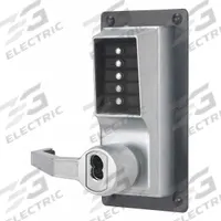 SIMPLEX Mechanical Push Button Lockset: ADA Compliant, Chrome (MPN LLP1020S-26D-41). Key specifications — Product Type: Mechanical Push Button Lockset; Manufacturer Part Number: LLP1020S-26D-41; Key Override Options: LFIC Schlage core not included.