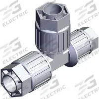 SMC High Purity Fitting: 3/4 in OD x 3/4 in OD x 1/2 in OD Size, PFA (MPN LQ3T5A-R5). Key specifications — Series: LQ3; Brand: SMC; Standards: RoHS6, RoHS10.