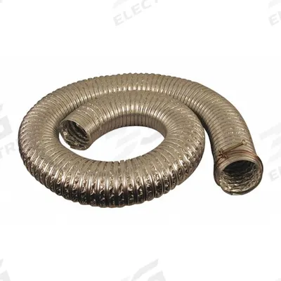 JET Heat Resistant Dust Collection Hose: 3 in Dia x 8 ft L - Hoses for Metal Dust Collectors