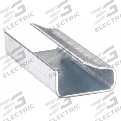 APPROVED VENDOR Strapping Seal: Open Seals, Fits 1/2 in Strap Wd, 1/40 in Seal Thick, Steel - Open Seals for Polypropylene Strapping