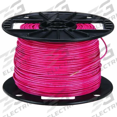 SOUTHWIRE Building Wire: Copper, 16 AWG, 1 Conductors, Stranded, Red, 500 ft Lg - Copper TFN/TFFN Building Wires