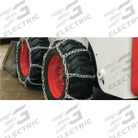PEERLESS Tire Chain: Tire Chain, Skid Loaders/Skid Steers, Carbon, V-Bar Ladder Chain Link, Ladder (MPN 0341055). Key specifications — Material: Carbon; Compatible Tire Size: 245/70R17.5; Product Type: Tire Chain; Brand: PEERLESS.