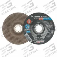WALTER SURFACE TECHNOLOGIES Depressed Center Grinding Wheel: Type 27, 4 1/2" x 1/8" x 7/8", 36 Grit (MPN 08N452). Key specifications — Series: Pipefitter; Brand: WALTER SURFACE TECHNOLOGIES.