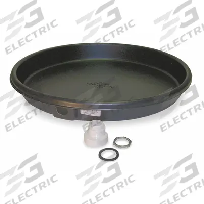 APPROVED VENDOR Water Heater Pan: Plastic, 30 in OD - Plastic Water Heater Drain Pans