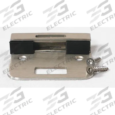 ASI GLOBAL Door Stop: Stainless Steel, Brushed, 2 3/4 in Overall Ht - Door Latch, Keepers & Stops for Bathroom Partitions