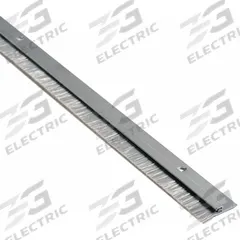 NATIONAL GUARD Door Sweep: Brush Insert, Aluminum, 36 in Lg, 1 1/4 in Wd, Aluminum (MPN B606A-36). Key specifications — Brand: NATIONAL GUARD.