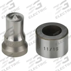 ENERPAC Punch and Die Set: 5/8 in Bolt Size (In.), 0.5 Cold Rolled C-1018, 0.5 in Boilerplate (MPN SPD688)