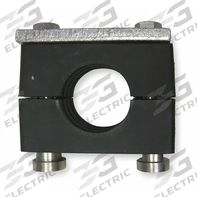 BEHRINGER PIPE SYSTEMS Vibration-Dampening Beta Clamp: Ribbed Bore, 304 Stainless Steel Clamp (MPN R7HT30405-PP) - Vibration-Dampening Textured Core Beta Clamps